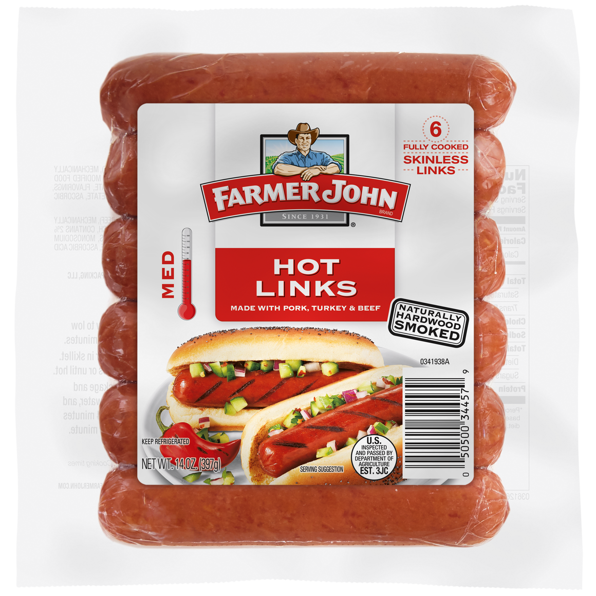 Hot Links 14oz.