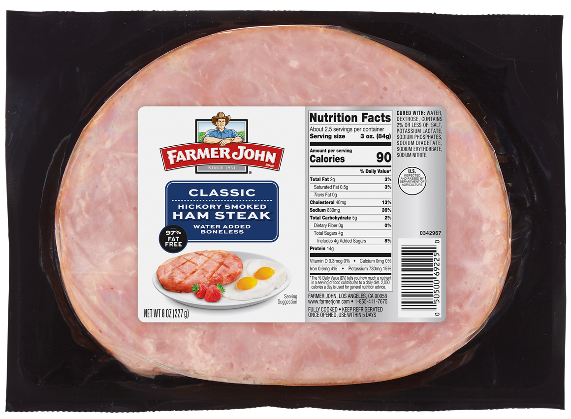 Filetes de Jamón Ahumado Clásico 8oz.