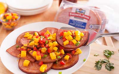 Ham with Mango Salsa