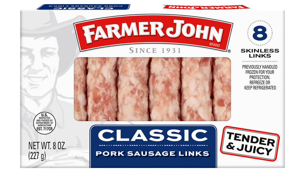Salchichas De Cerdo Clásicas 8oz.