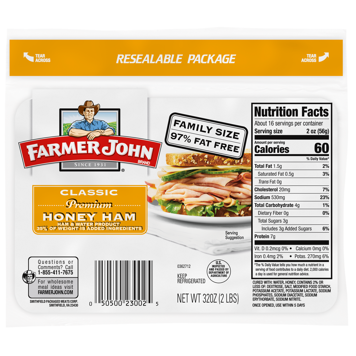 Premium Honey Ham 32oz.