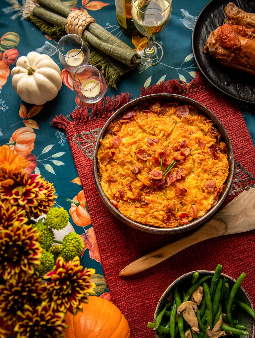 Scalloped Potatoes with Bacon 