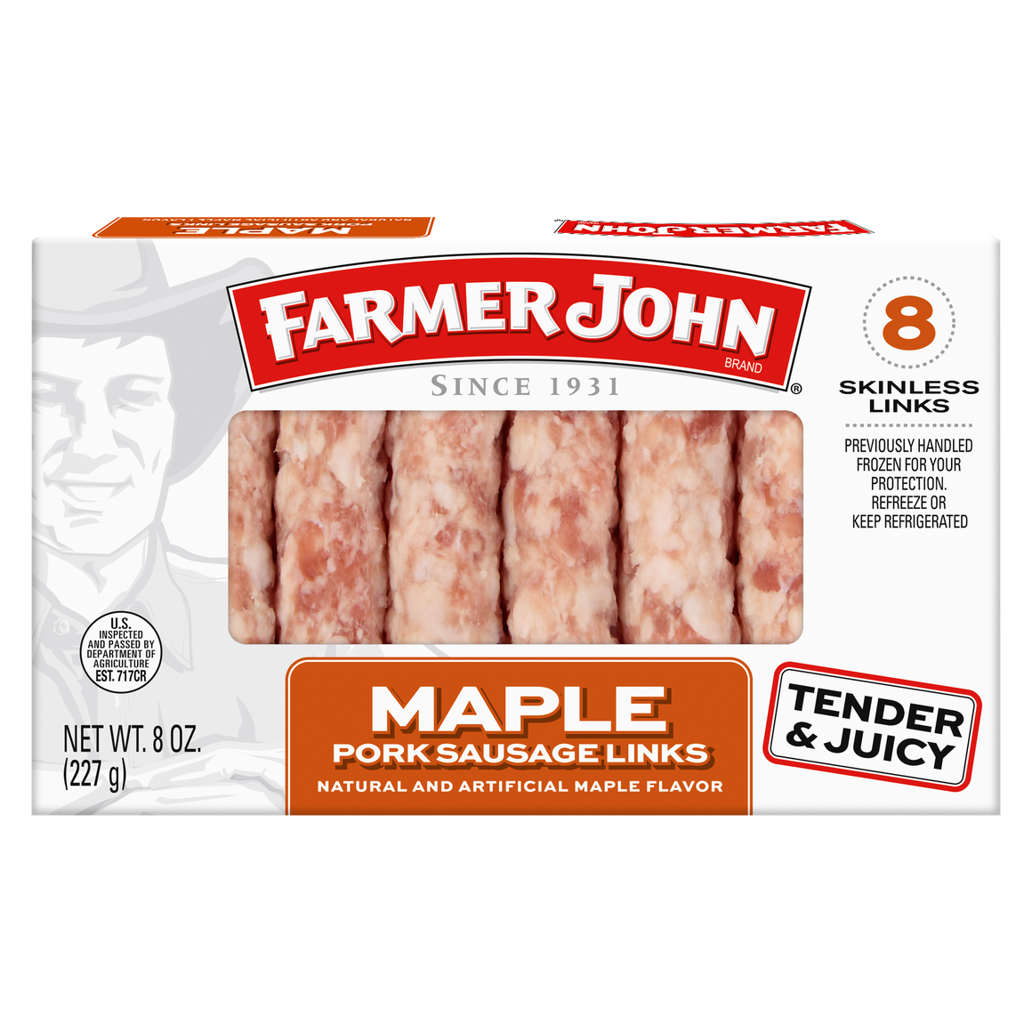Maple Pork Sausage Links 8oz.