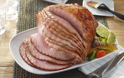 Sweet and Spicy Mango-Glazed Ham