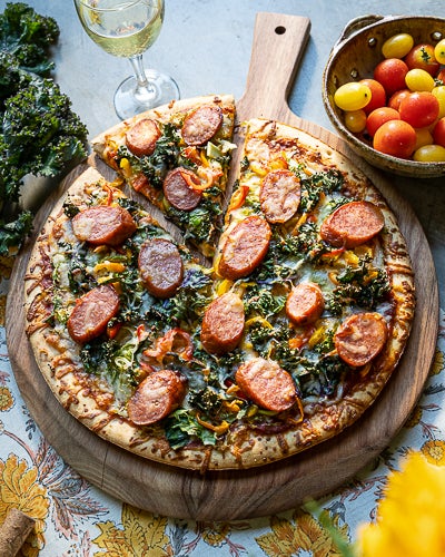 Sausage & Kale Pizza