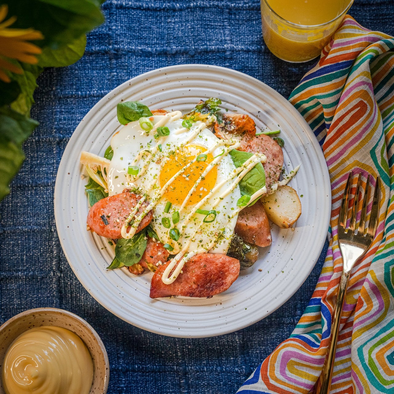Polish Sausage Breakfast Hash