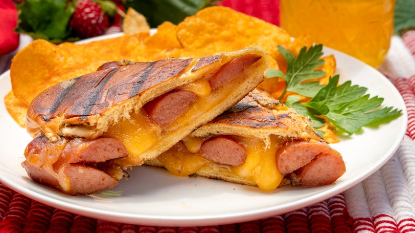 Grilled Cheese Hot Dogs