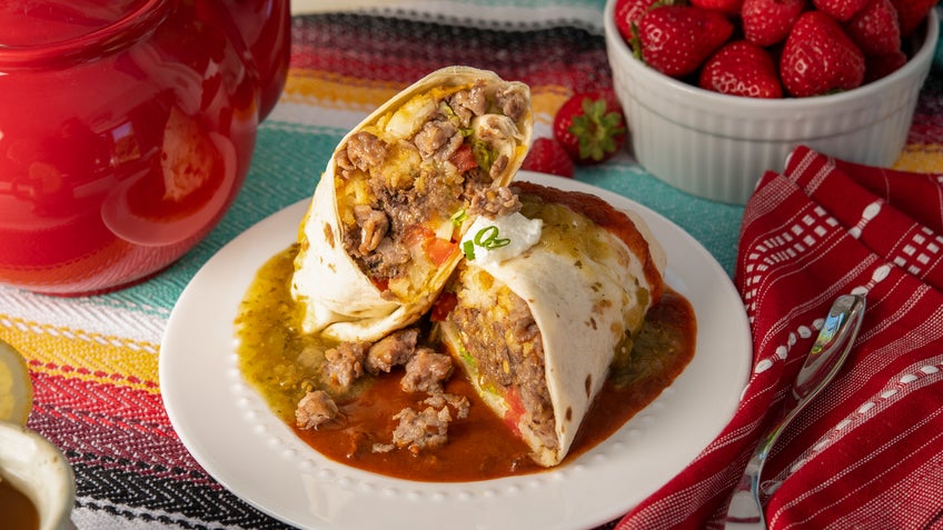 Wet Breakfast Burritos