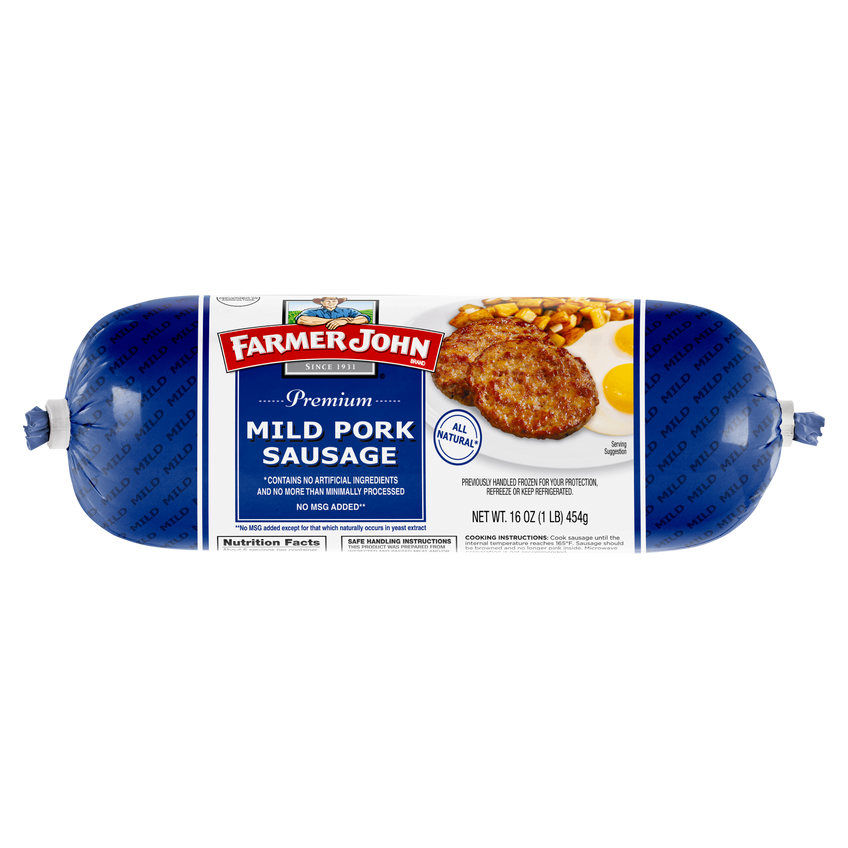 Premium Mild Pork Sausage Roll 16oz.