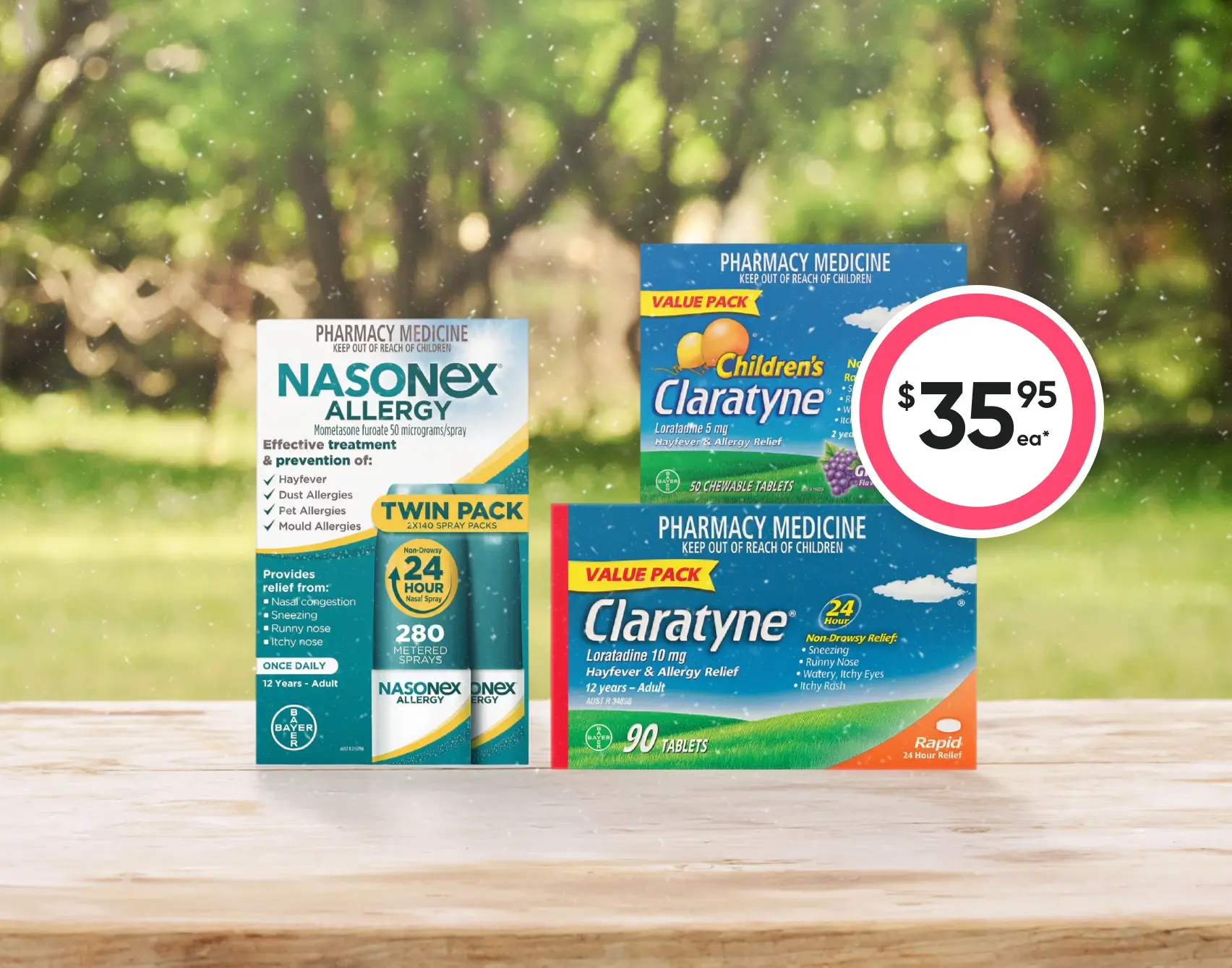 Shop dual action allergy relief