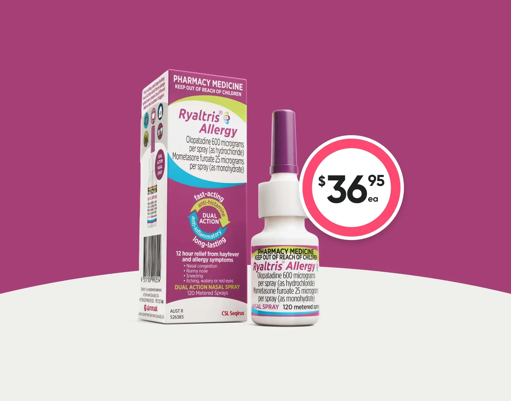 Ryaltris: Now available over the counter