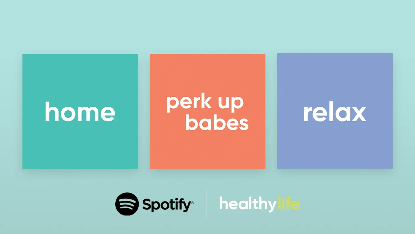 healthylife Spotify playlists for home, energy and relaxation