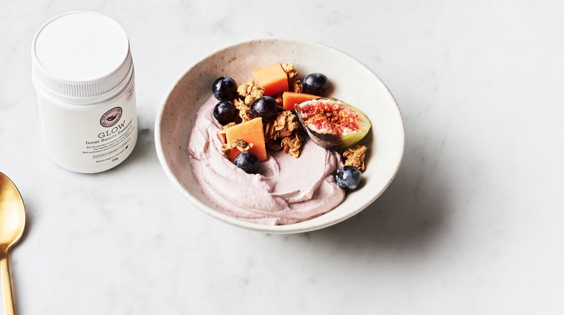 The Beauty Chef GLOW supercharged smoothie bowl