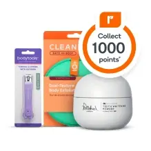 Collect 1000 points: Spend $50 on on Polished London, Bodytools  or Cleanlogic