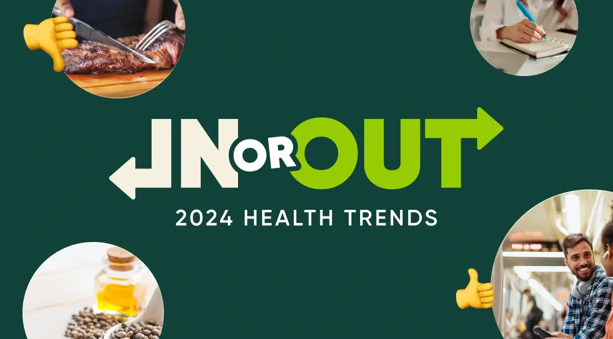 In or out? Get the scoop on 2024 health trends.