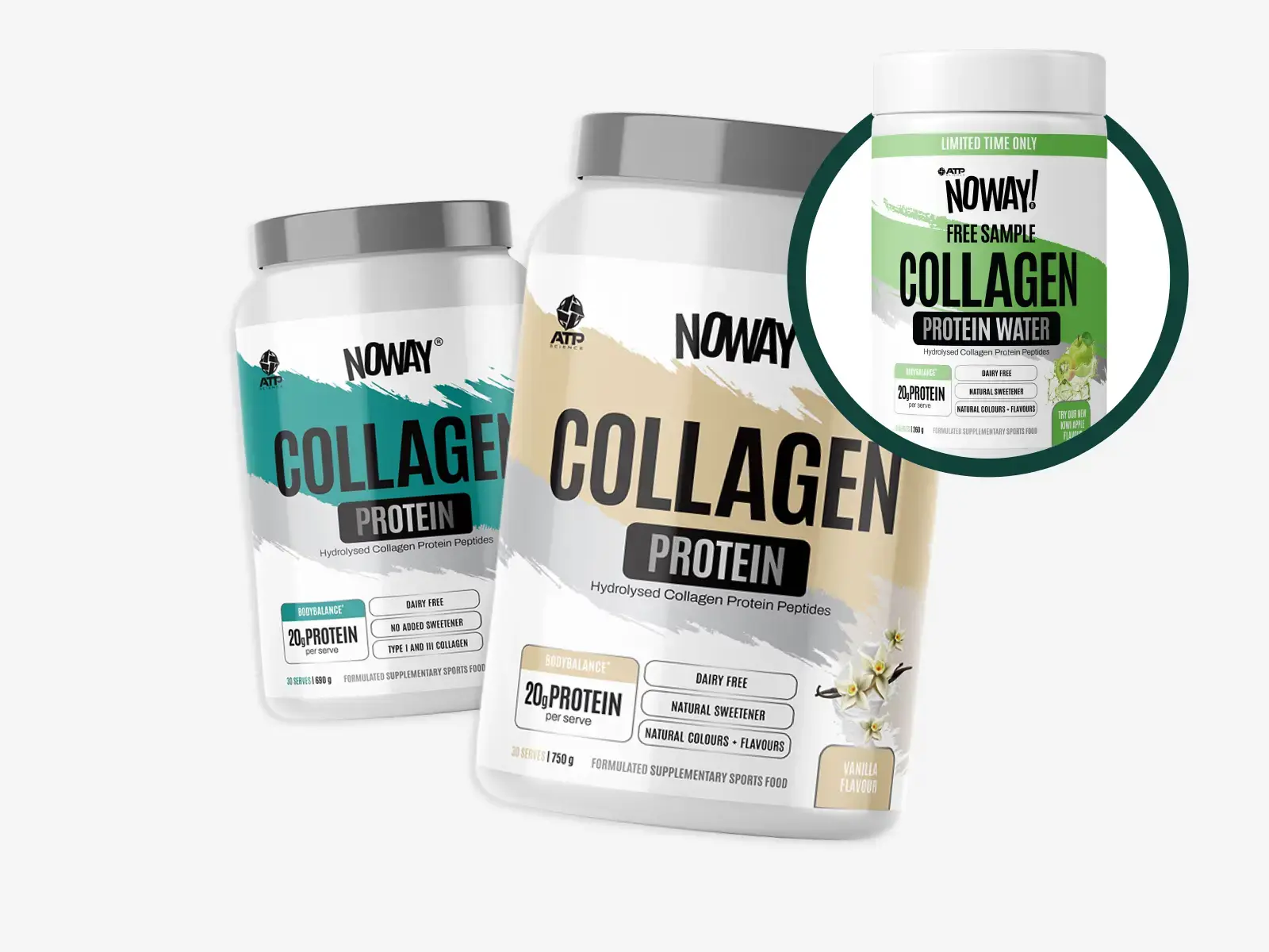 Free ATP Collagen Protein Water 260g