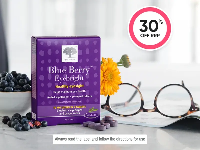 NEW NORDIC A sight for healthy eyes Support eye health from the inside out with targeted nutrients. 30% OFF RRP