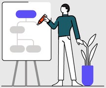 Illustration of information architects.