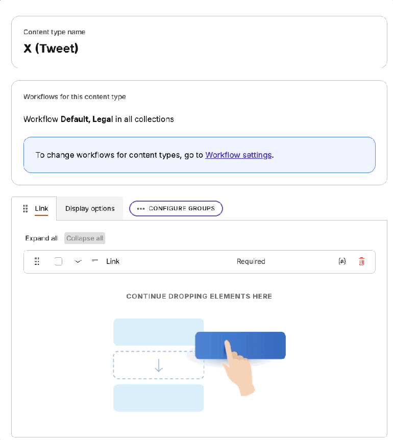 Content type for X (Twitter) posts