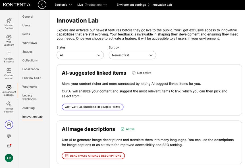 Innovation lab