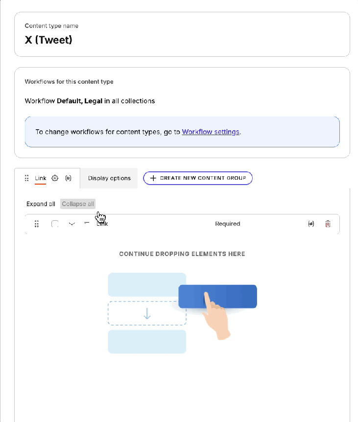 Content type for X (Twitter) posts
