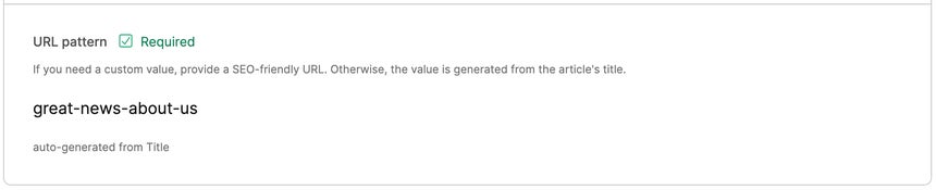 An example of a filled-in URL slug element.
