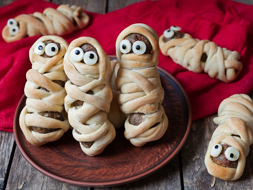 Meatball Mummies