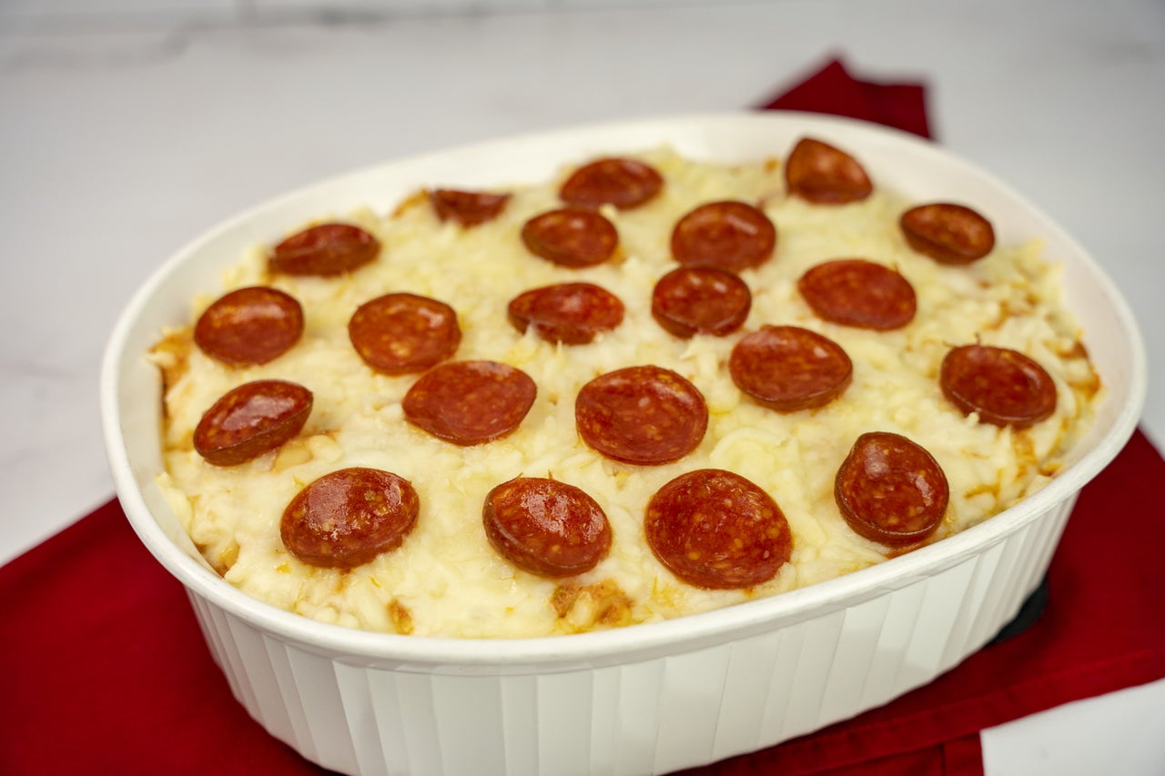 Pepperoni Pizza Casserole