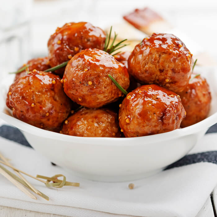 Zesty Glazed Meatballs