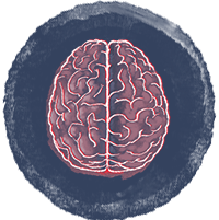 Brain to symbolize mental workplace wellbeing