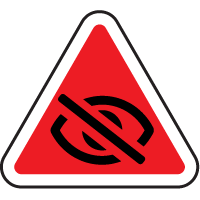 Image depicting a sore eye to highlight the risks of using flipped learning for leadership development, since it increases screentime for learners. 