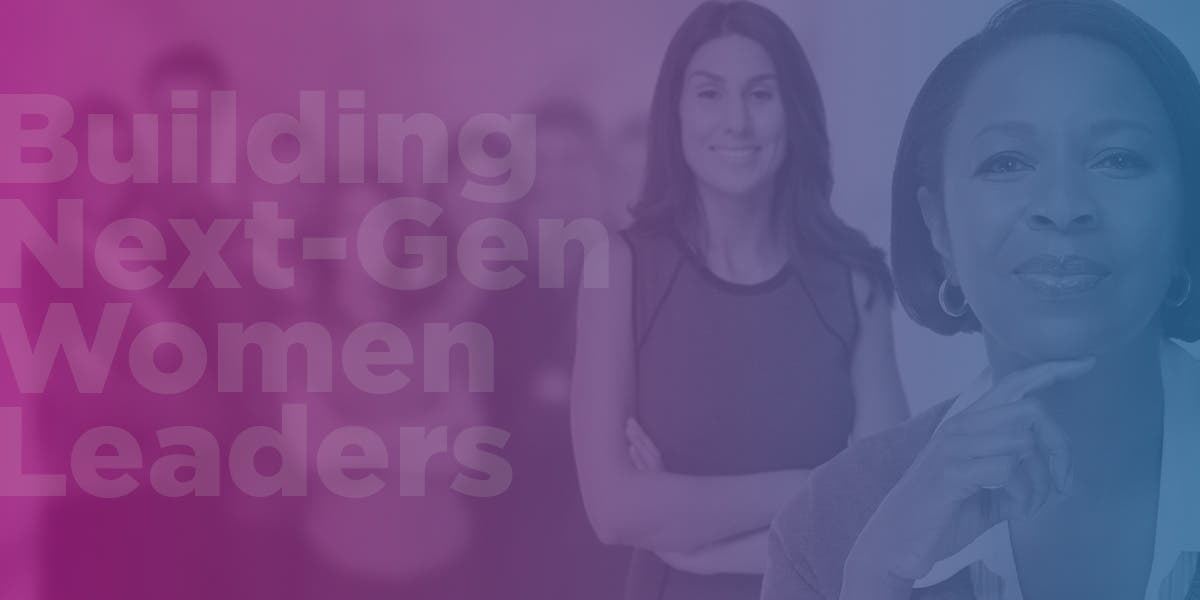 Copy reads Building Next-Gen Women Leaders