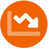 icon of an arrow trending downward to show that one of the reasons why you need to start having succession planning conversations now is that boards are often forced to look externally when they are unprepared and this increases the likelihood of failure