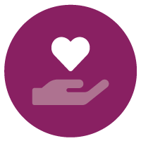 Hand holding a heart to symbolize empathy in the workplace to combat the key leadership trends for 2023