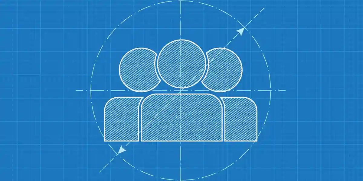 animated image of a three people icons in the middle of a scope to show we are answering, "how do you create a leadership competency model?" in this blog