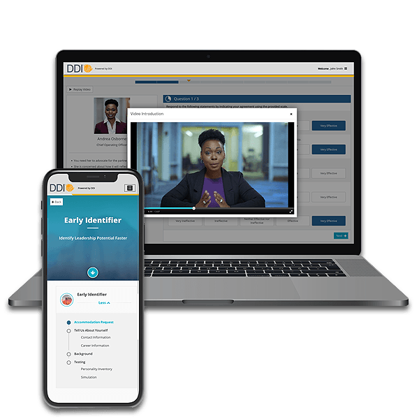 DDI Early Identifier leadership potential assessment shown on a laptop and mobile phone?fm=webp&q=65