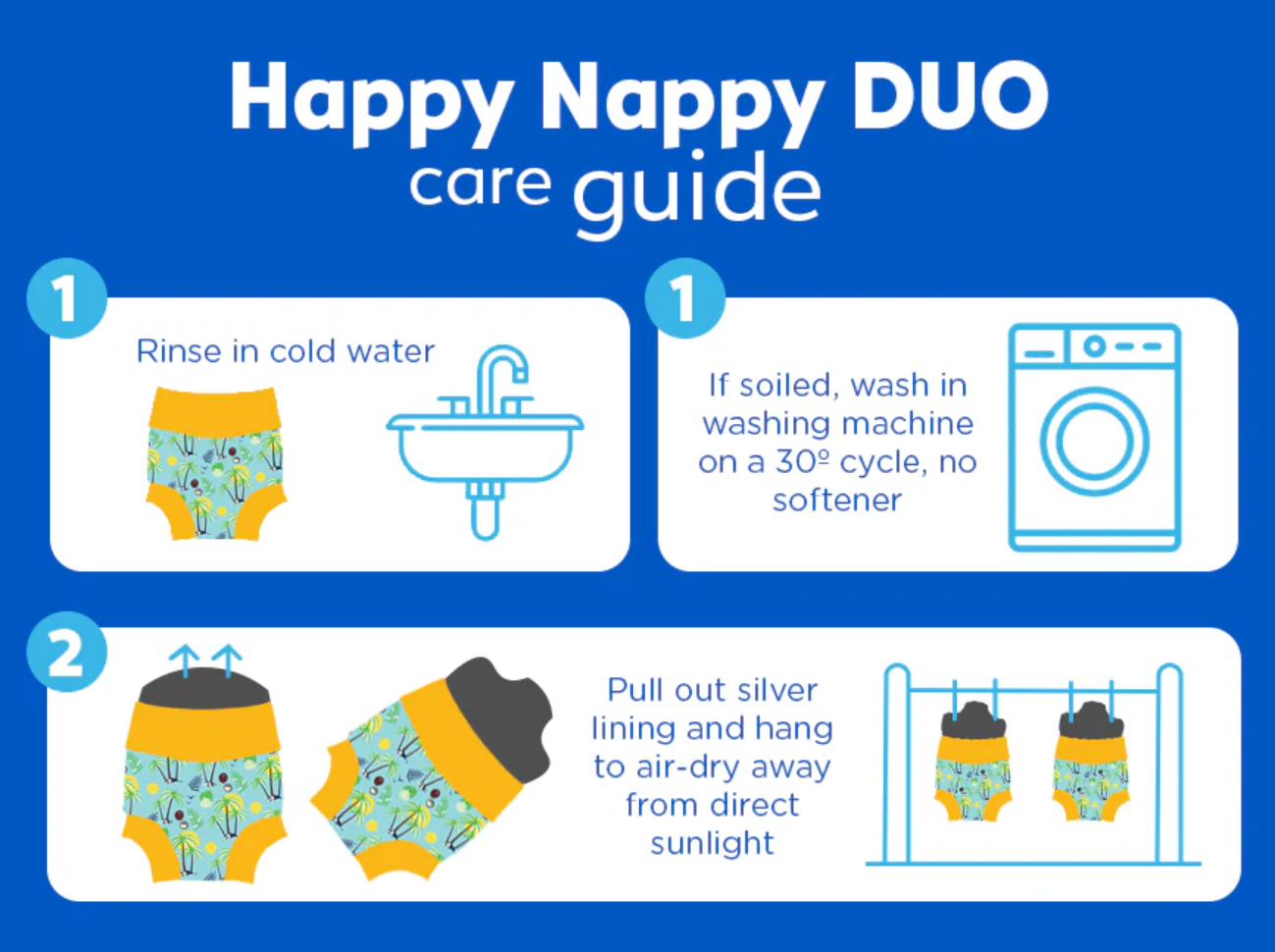 looking after your happy nappy duo