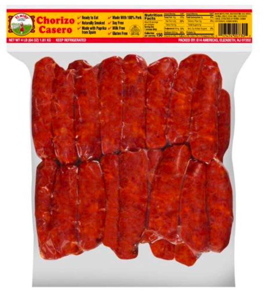 4 lb. El Miño Bulk Chorizo