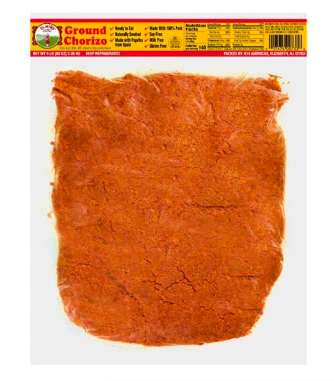 5 lb. El Miño Bulk Ground Chorizo