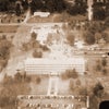 Aerial photo of original hospital.