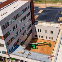 High overview of Bear Family Foundation Health Center and new Baptist Hospital connection.