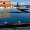 Roof panels on top of Campus building.