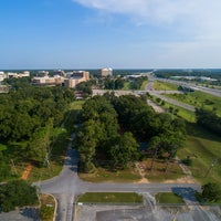 Overhead pan of future Baptist Hospital Campus