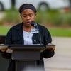 Cornerstone Ceremony -- BHC Community Health Programs Director Joy Powell Leads Prayer