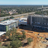Aerial view of the Hospital