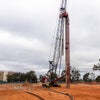 A photo of a crane
