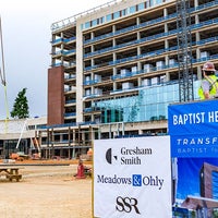 The beam starting to rise