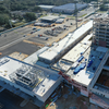 Aerial view of the Hospital from the east