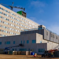 Finishing up the side of the building