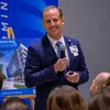 President & CEO Mark Faulkner in June 2019 announces plans for a new hospital campus that will open in 2023.
